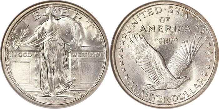 1916 Standing Liberty Quarter